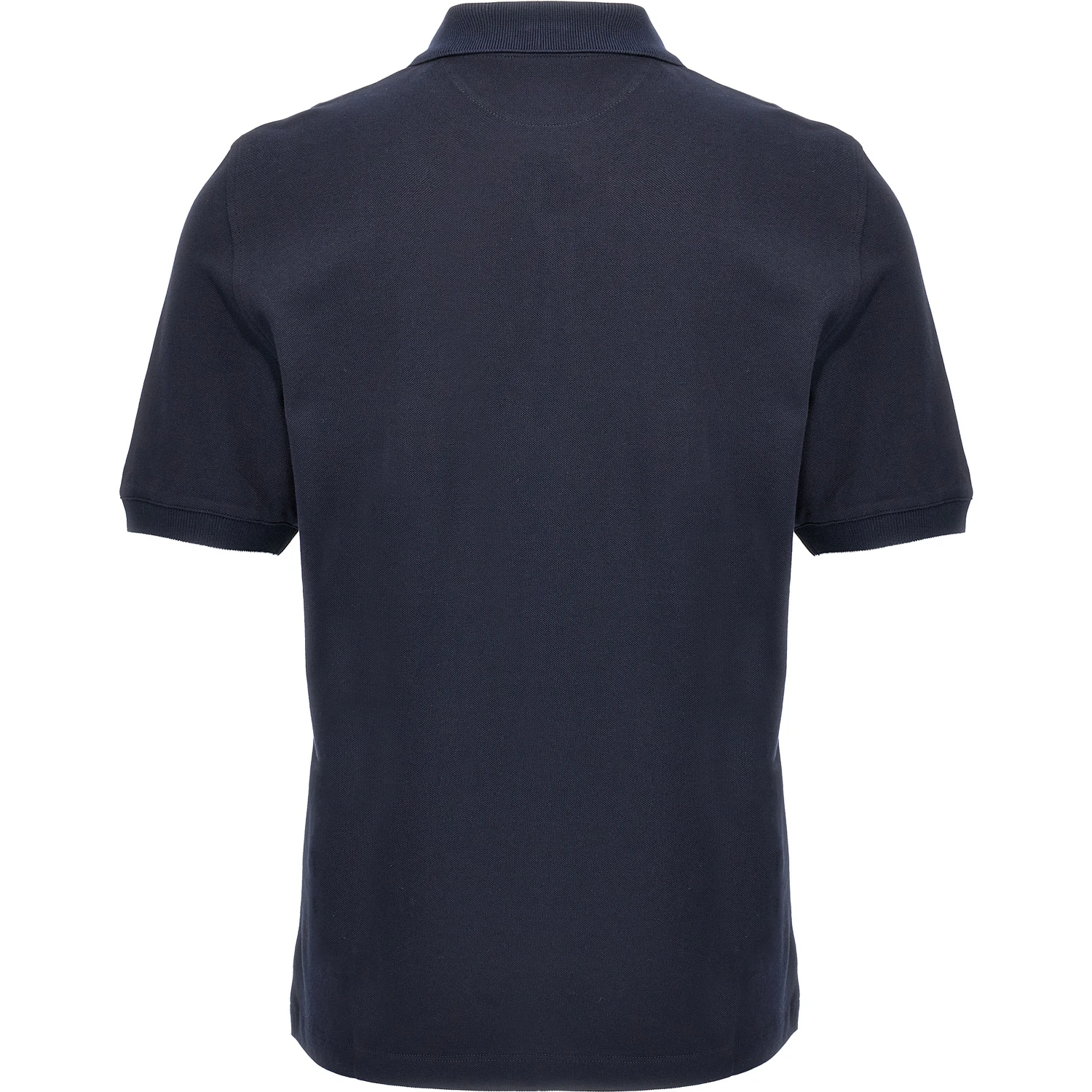Blue Cotton Polo Shirt