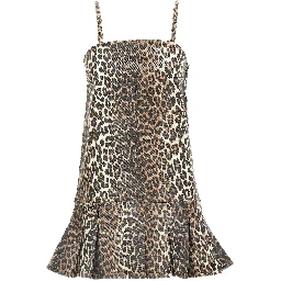 Multicolor Cotton Short Dress