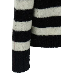 Bicolor Wool Cardigan