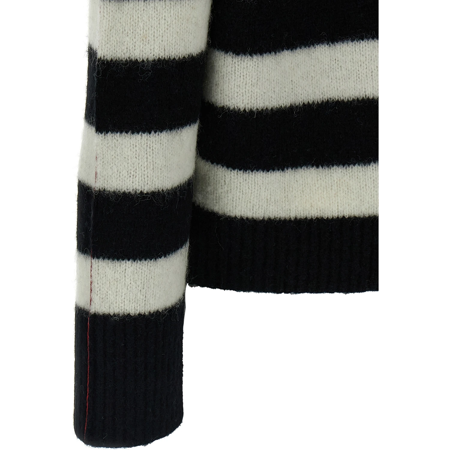 Bicolor Wool Cardigan