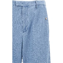 Blue Cotton Jeans Denim