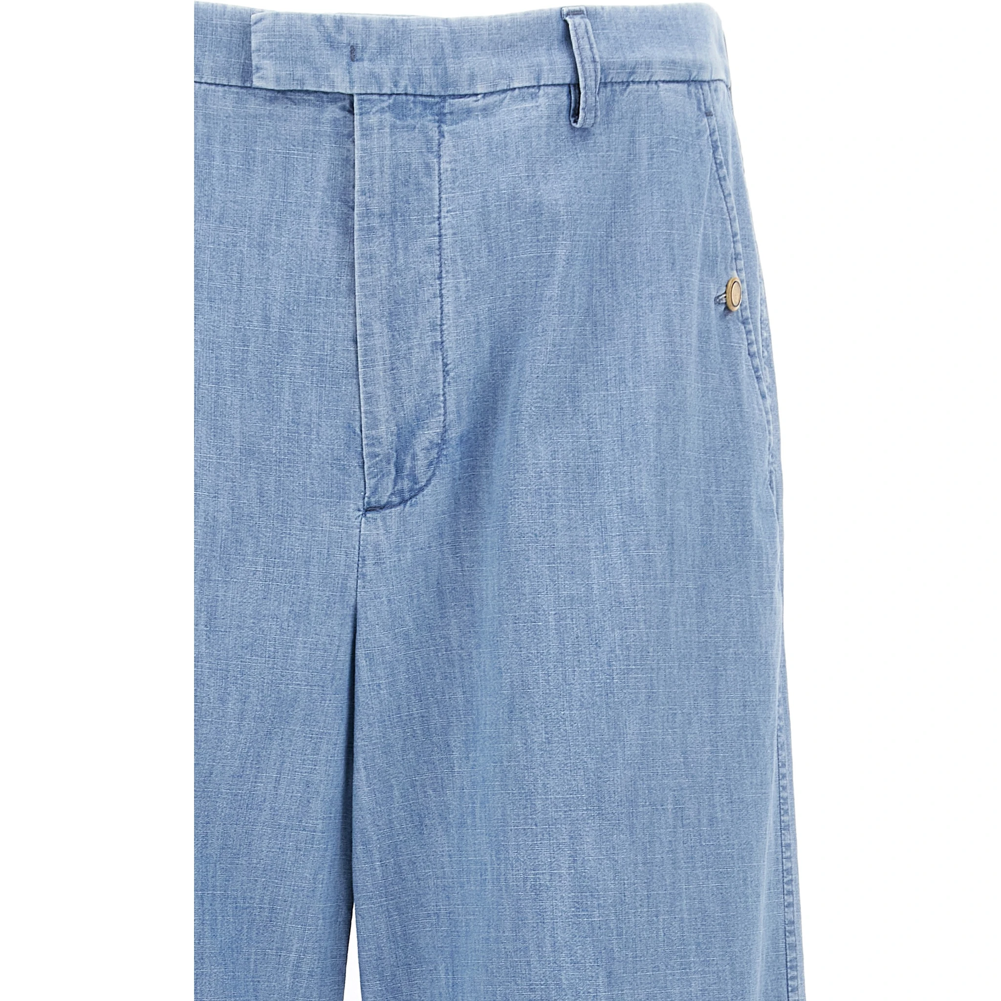 Blue Cotton Jeans Denim