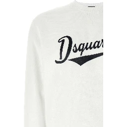 White Cotton Sweatshirt