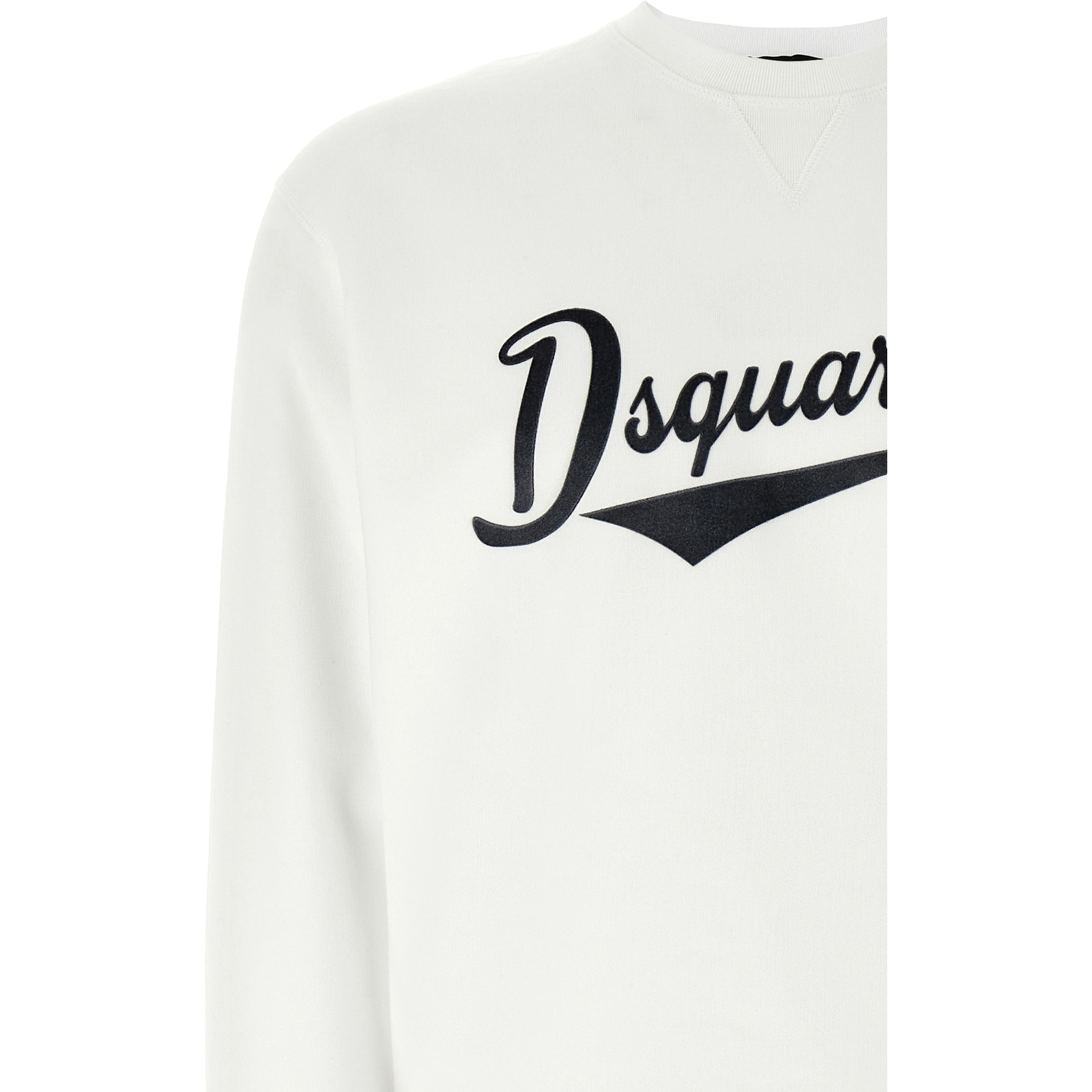 White Cotton Sweatshirt