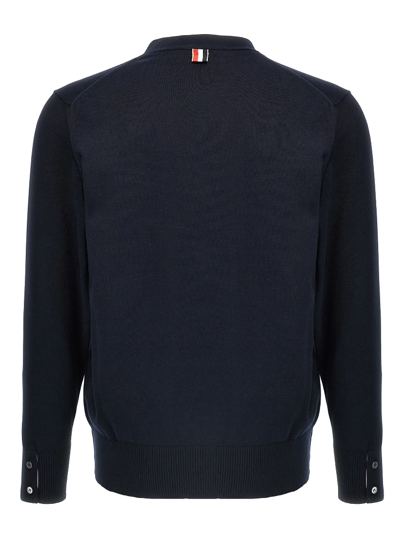 Blue Cotton Cardigan