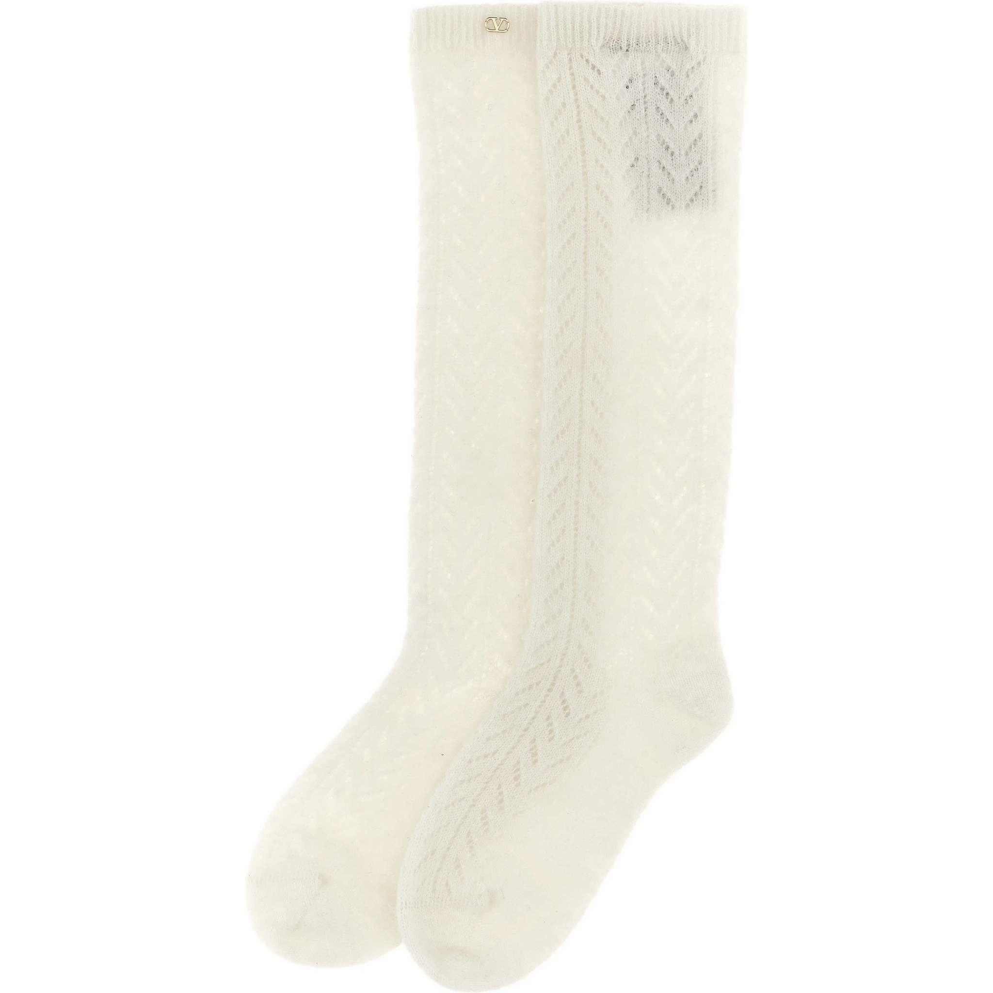 White Wool Socks