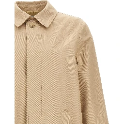 Beige Cotton Coat
