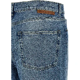 Blue Cotton Jeans Denim