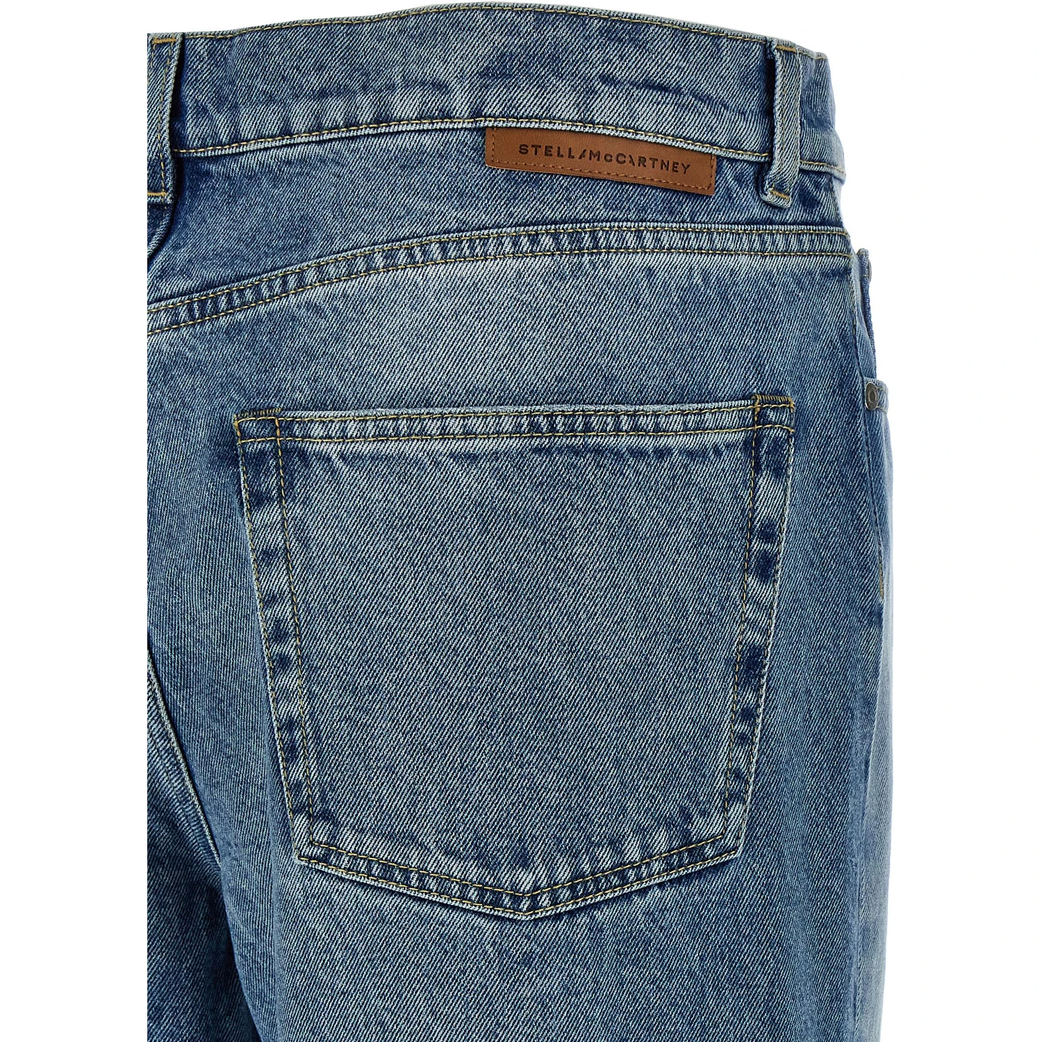 Blue Cotton Jeans Denim