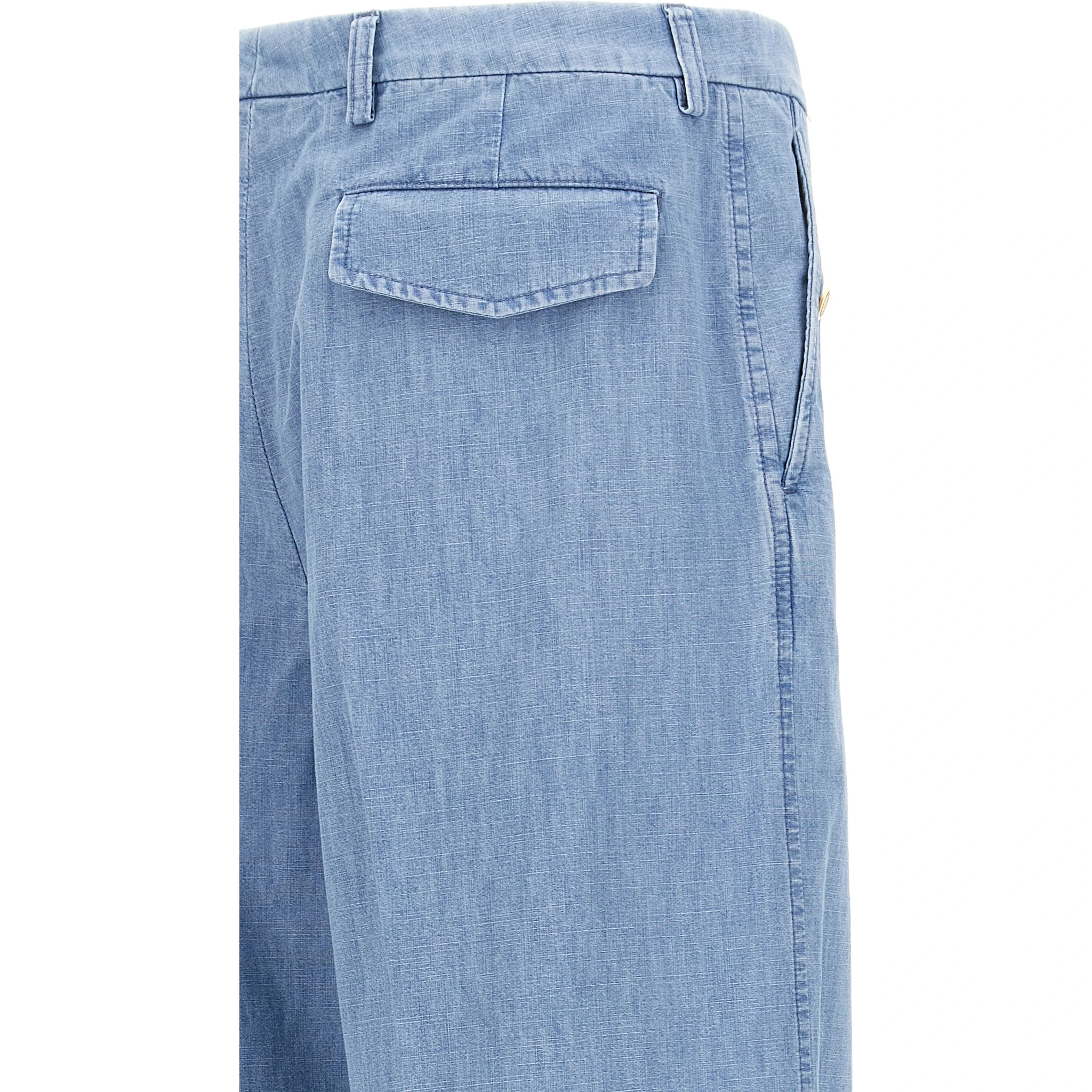 Blue Cotton Jeans Denim