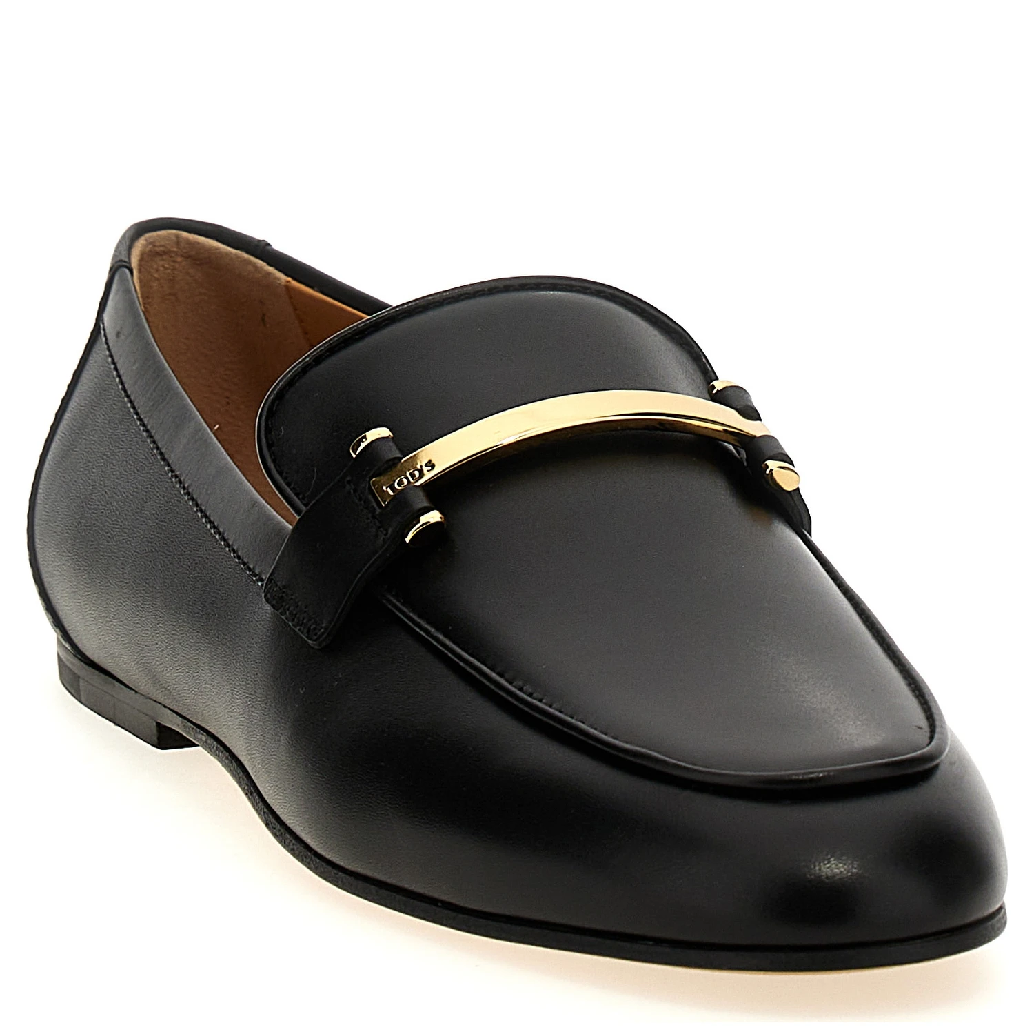 Black Calfskin Slip-On Loafers
