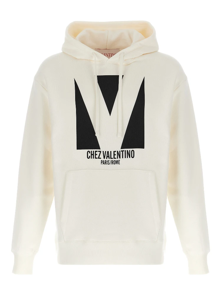 White Cotton Sweatshirt