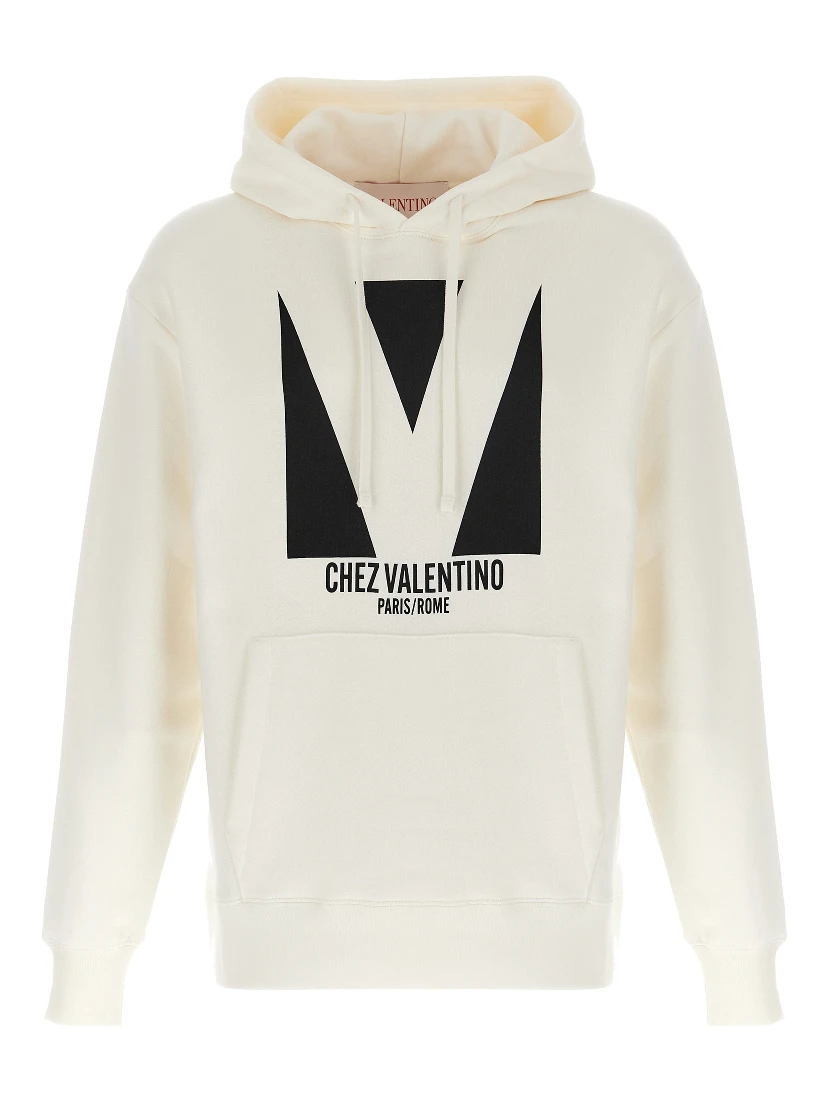 White Cotton Sweatshirt