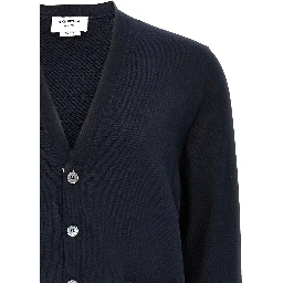Blue Cotton Cardigan