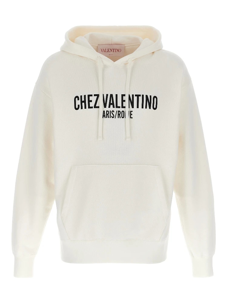 White Cotton Sweatshirt