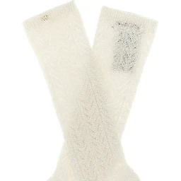White Wool Socks