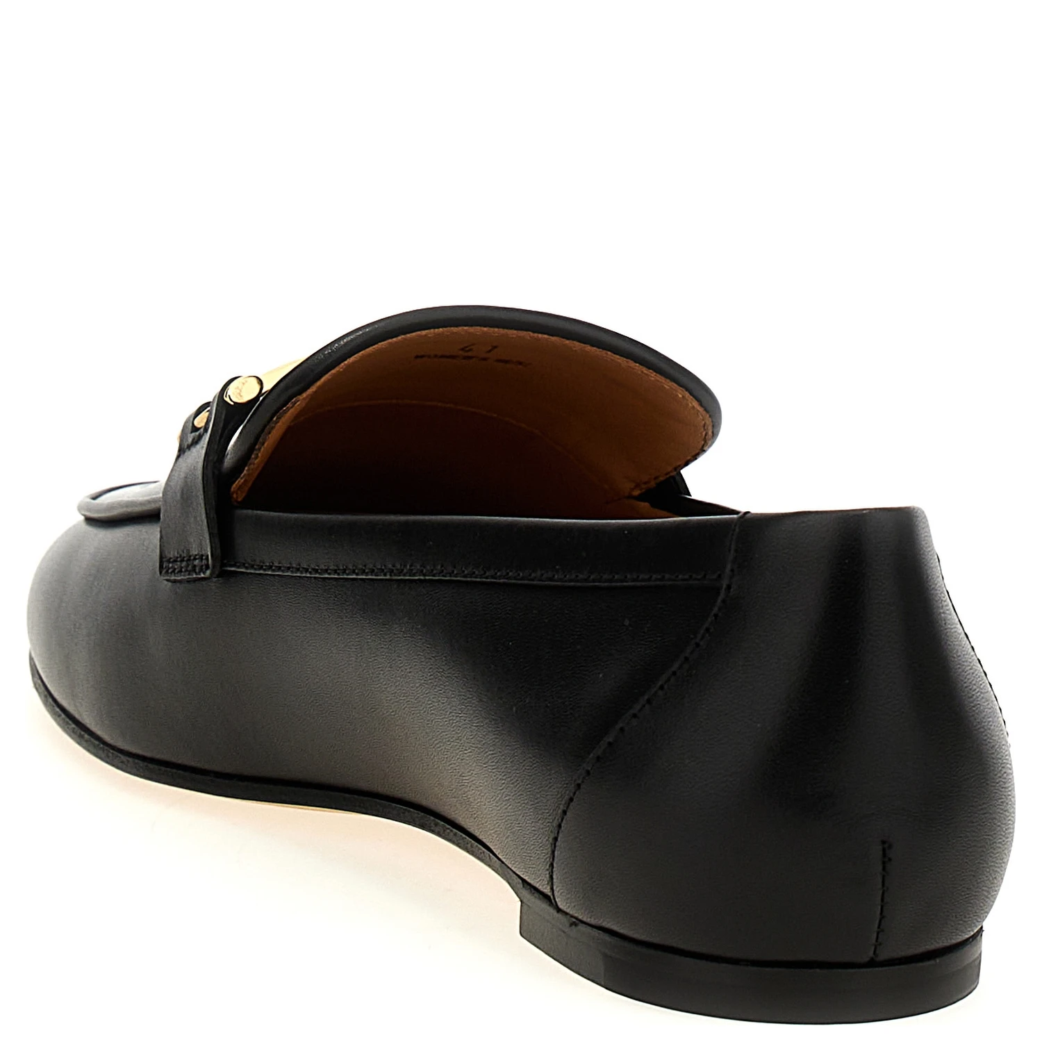 Black Calfskin Slip-On Loafers
