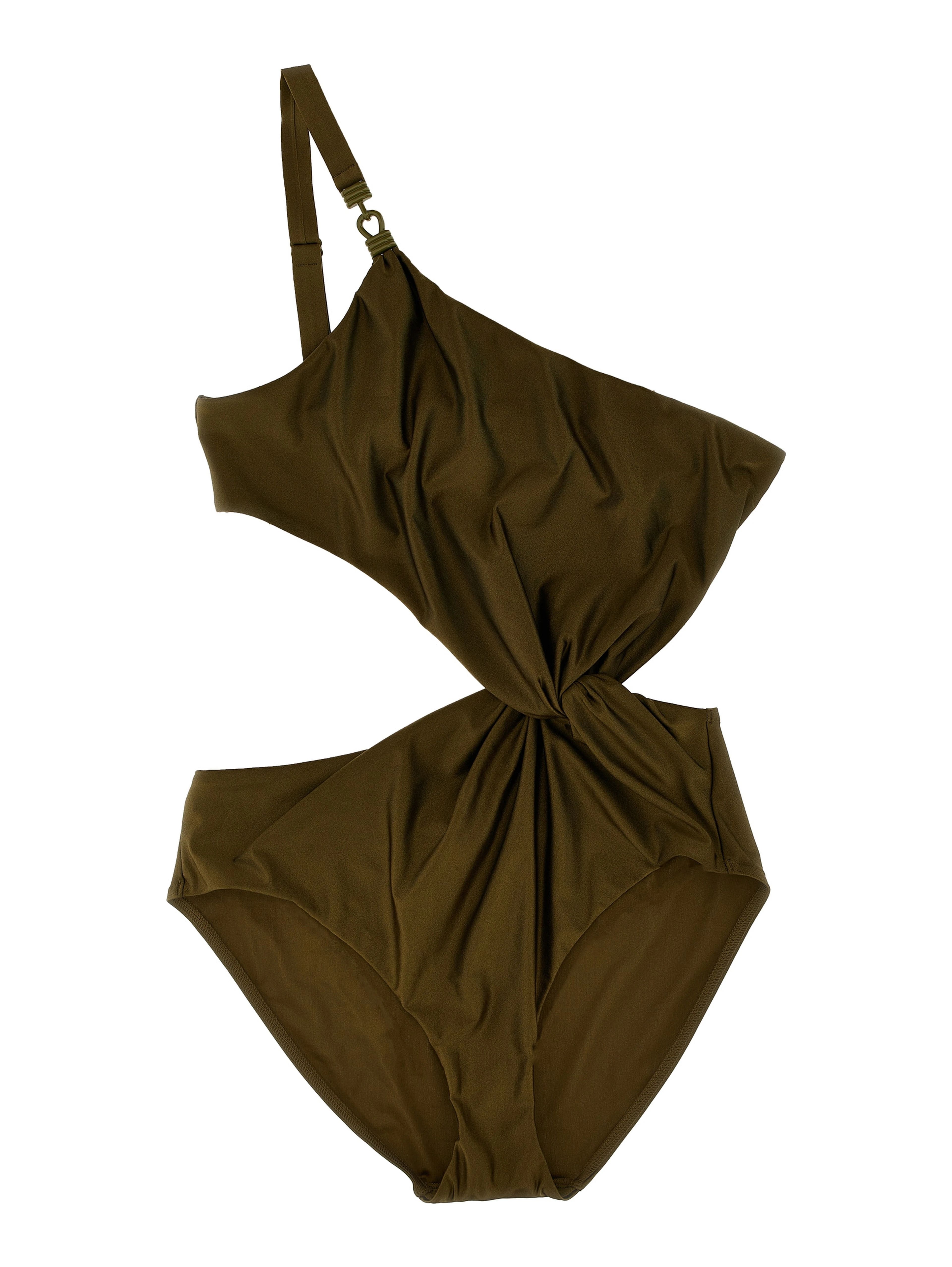 Bicolor Polyamide One-Piece Swimsuit