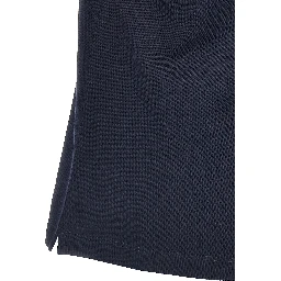 Blue Cotton Polo Shirt