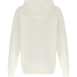 White Cotton Sweatshirt