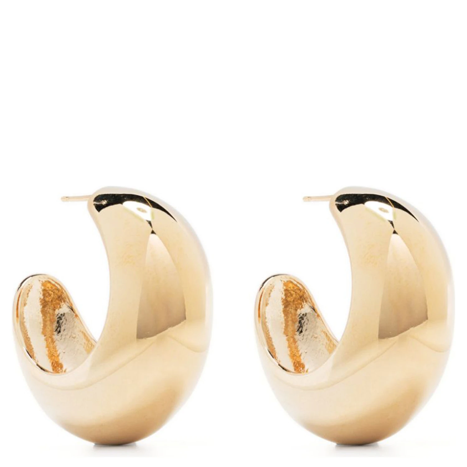 Gold Brass Earrings