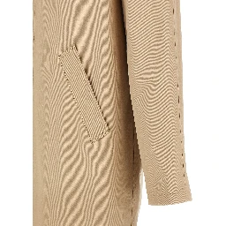 Beige Cotton Coat