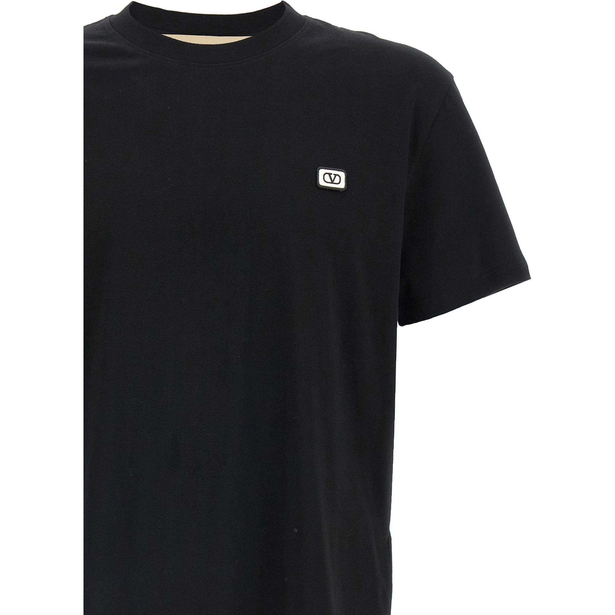 Black Cotton T-Shirt