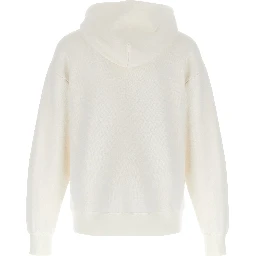 White Cotton Sweatshirt