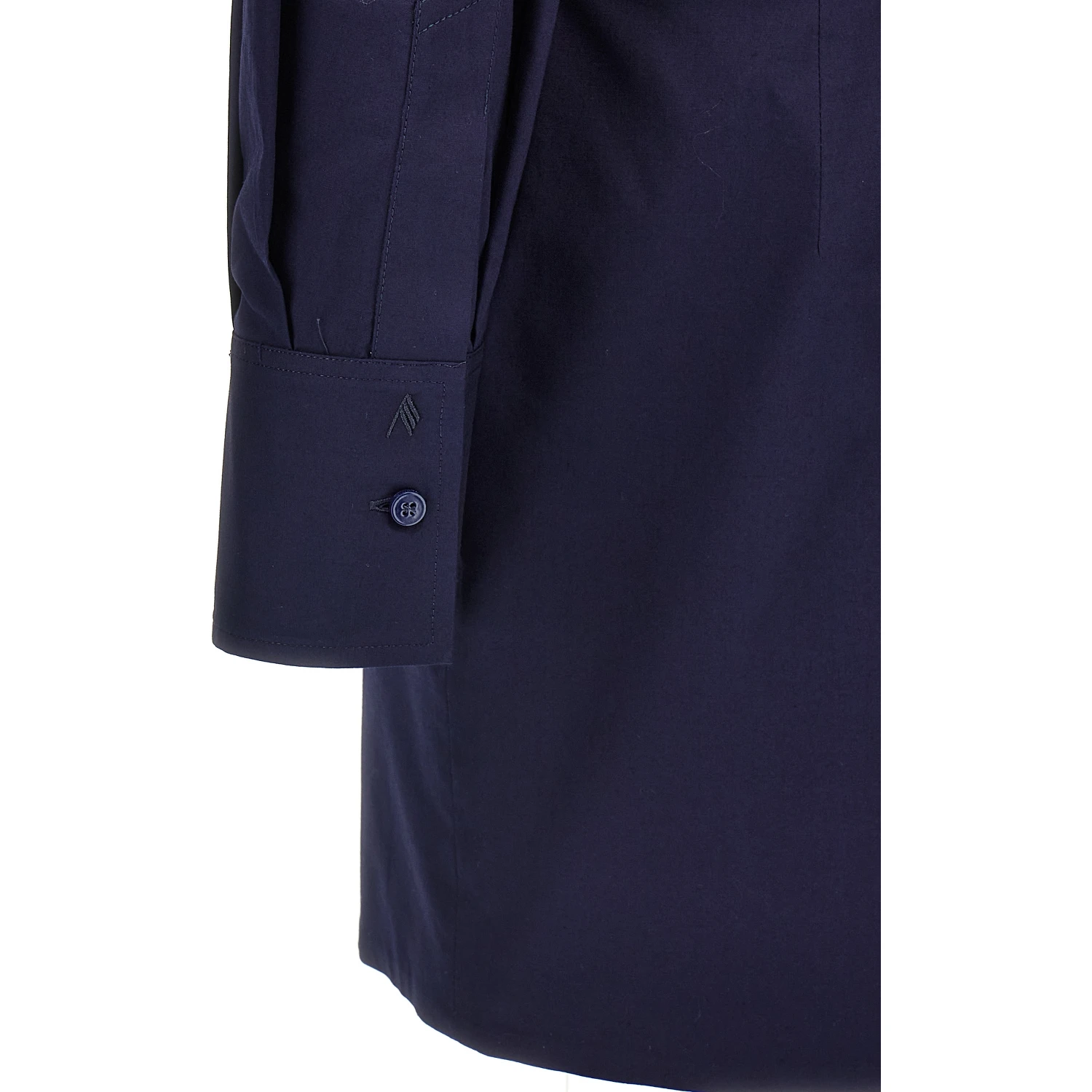 Blue Cotton Short Dress