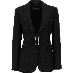 Black Virgin Wool Blazer