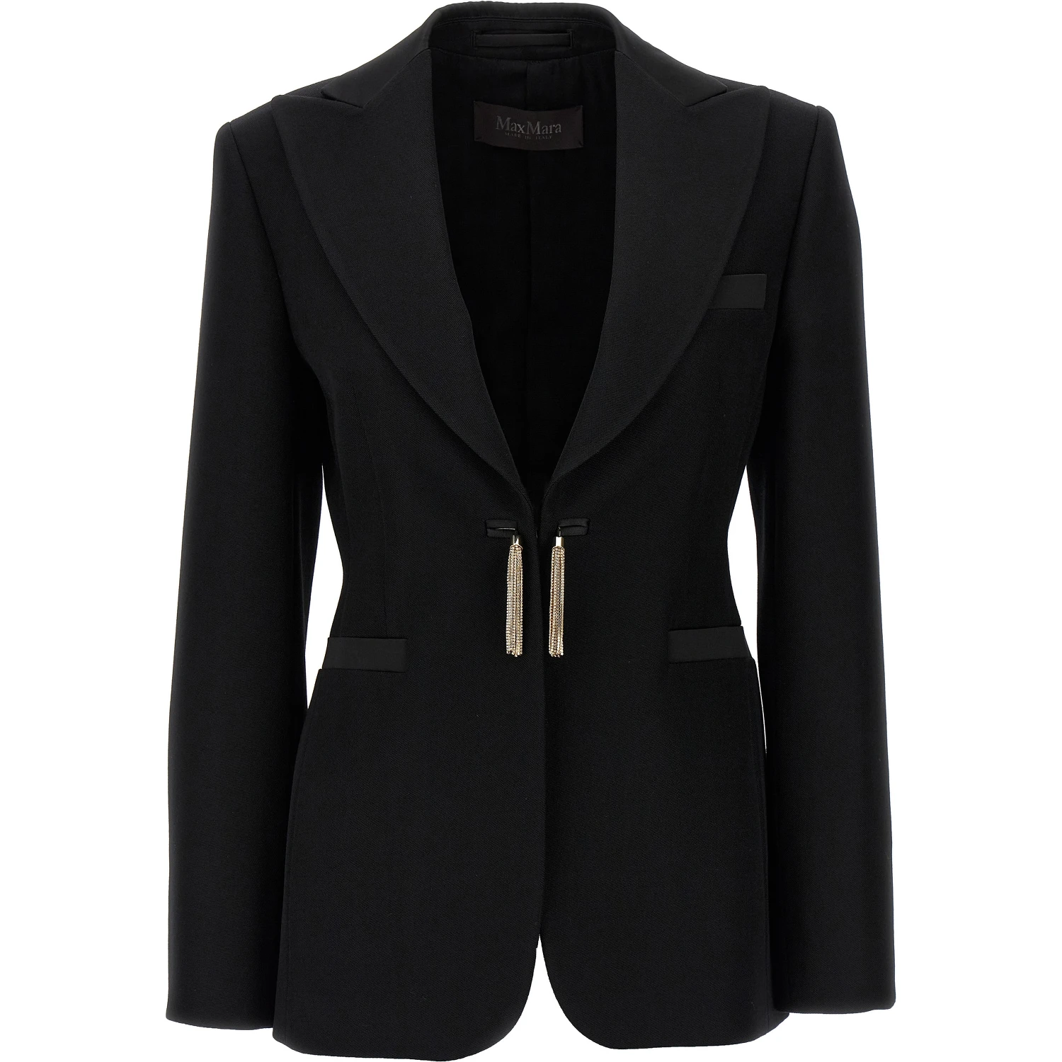 Black Virgin Wool Blazer
