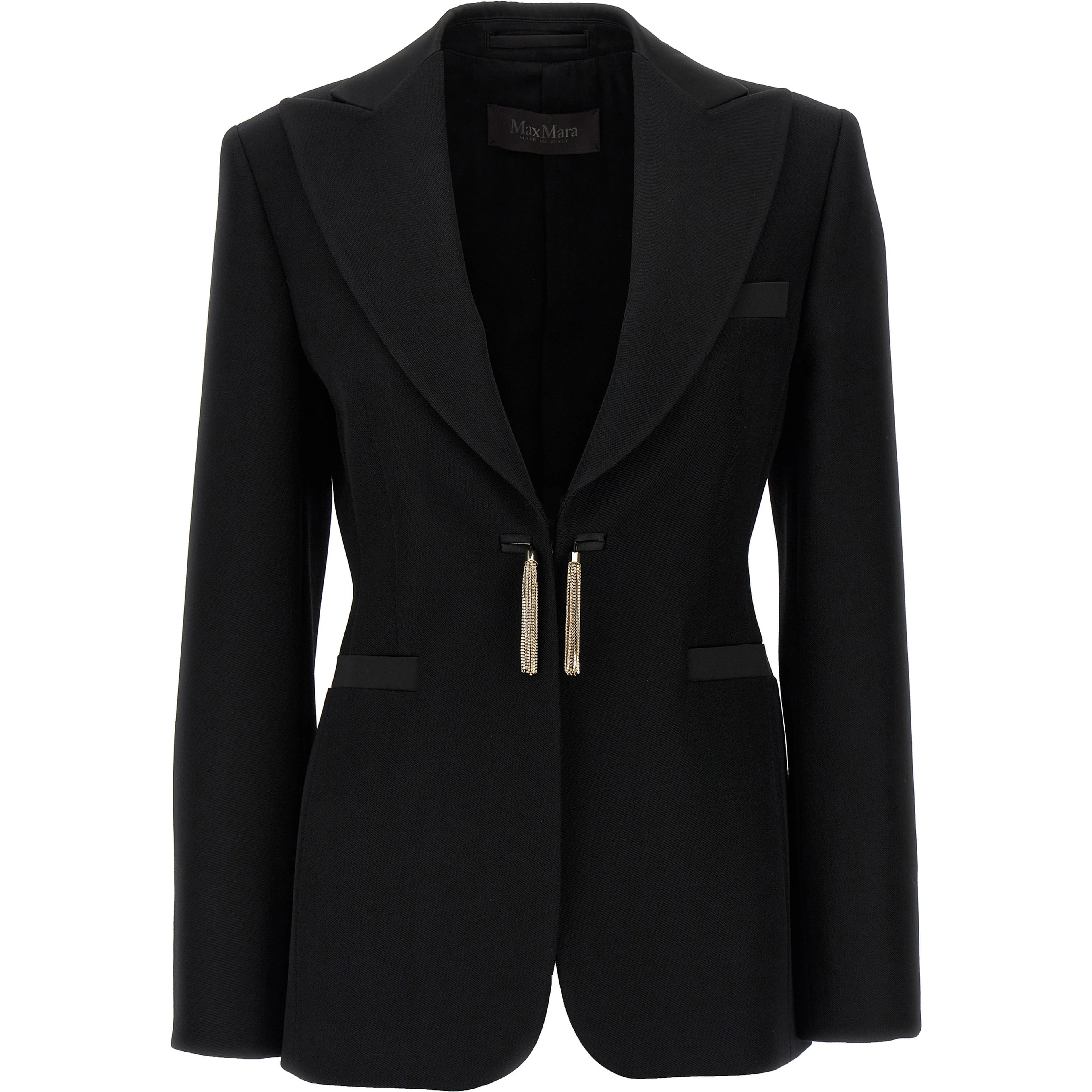 Black Virgin Wool Blazer