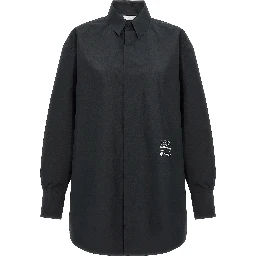 Black Polyester Blouse