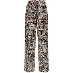 Multicolor Viscose Casual Pants
