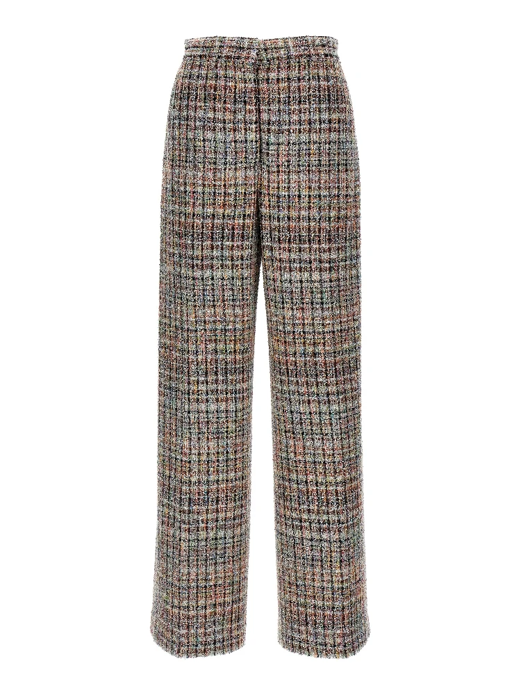 Multicolor Viscose Casual Pants