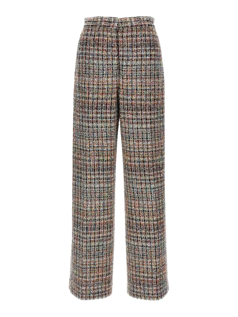 Multicolor Viscose Casual Pants