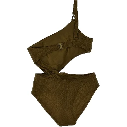 Bicolor Polyamide One-Piece Swimsuit