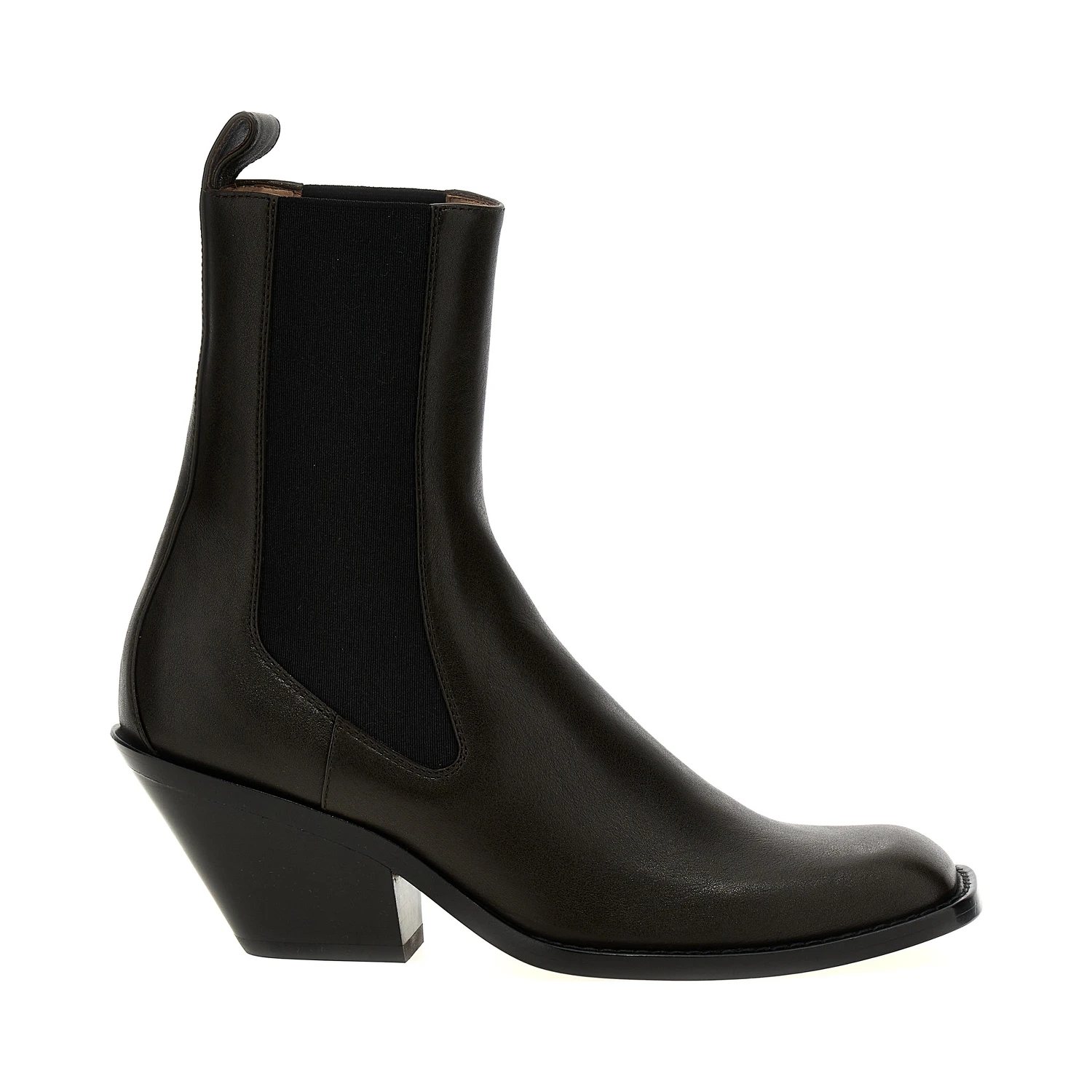 Brown Calfskin Chelsea Boots