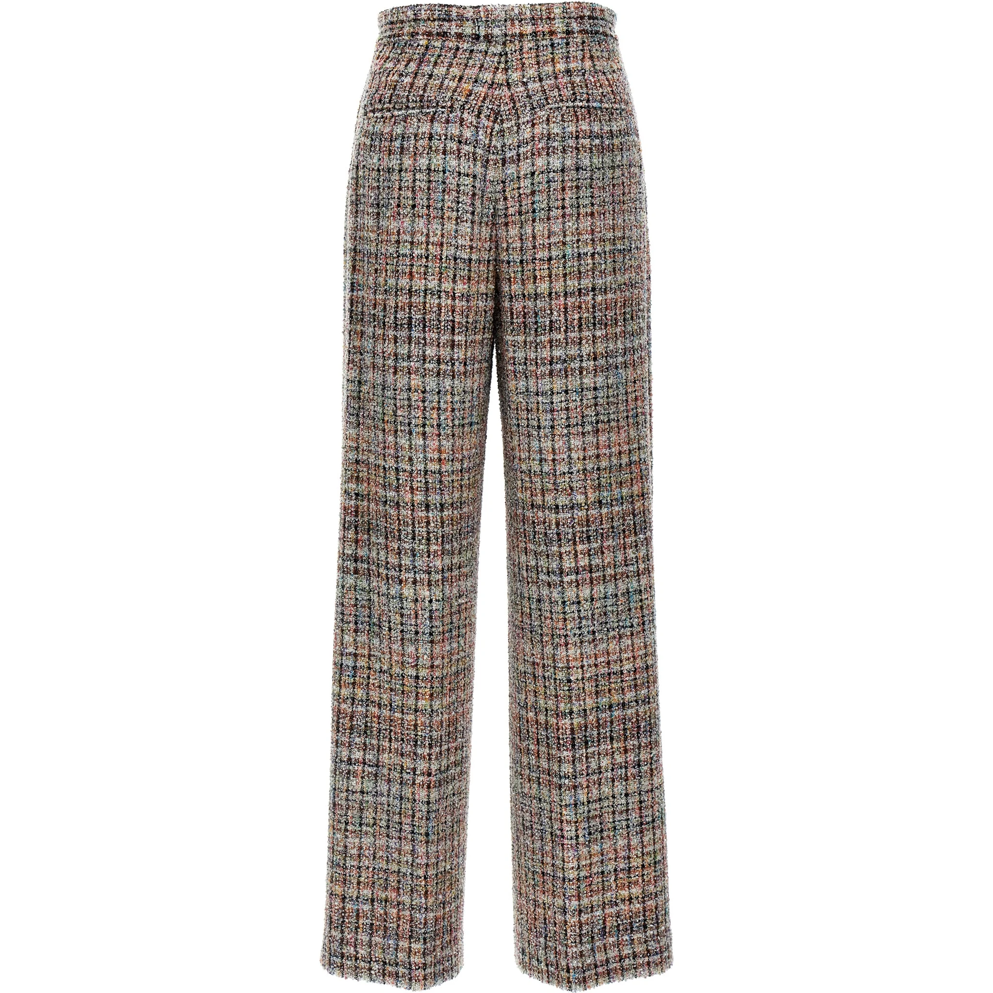Multicolor Viscose Casual Pants