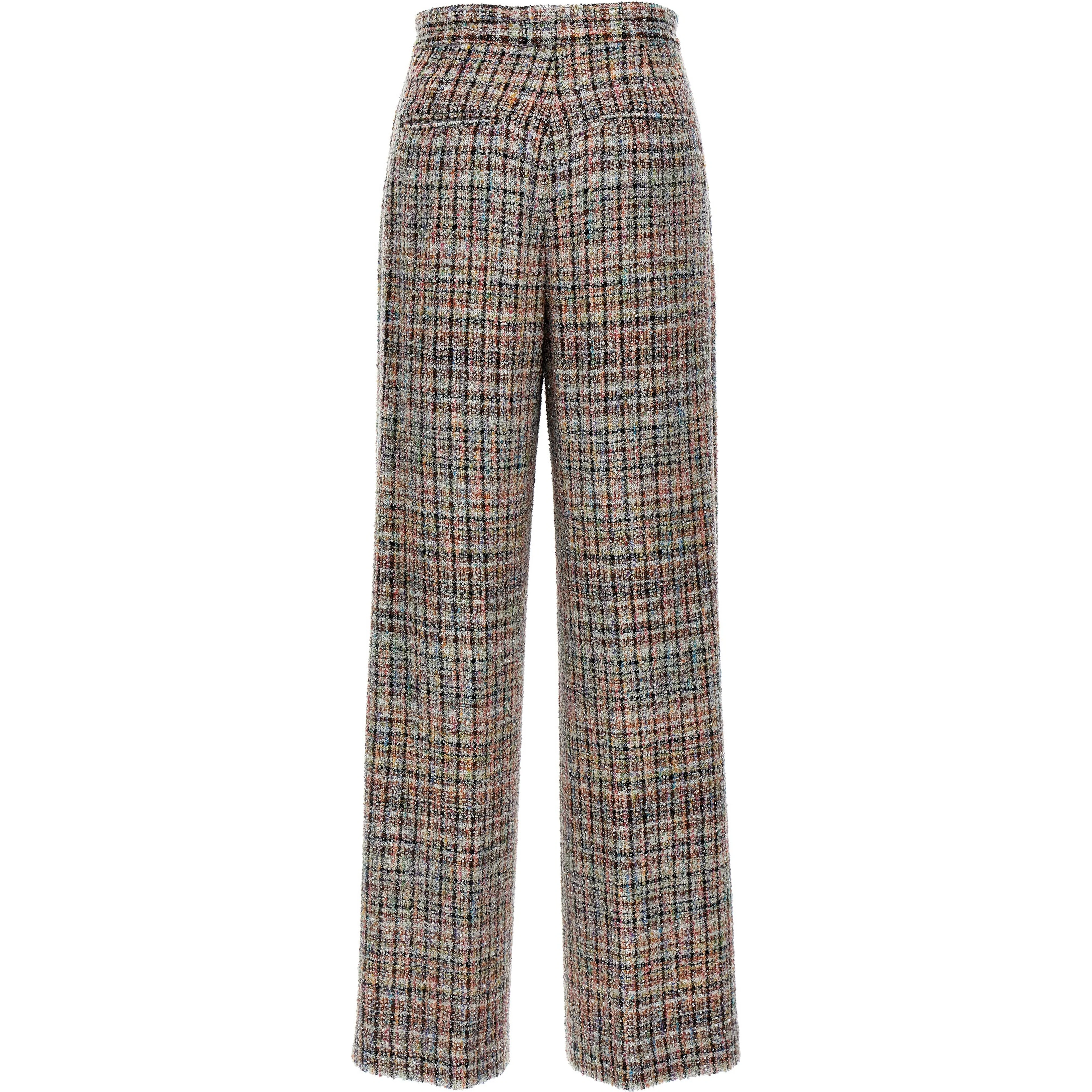 Multicolor Viscose Casual Pants
