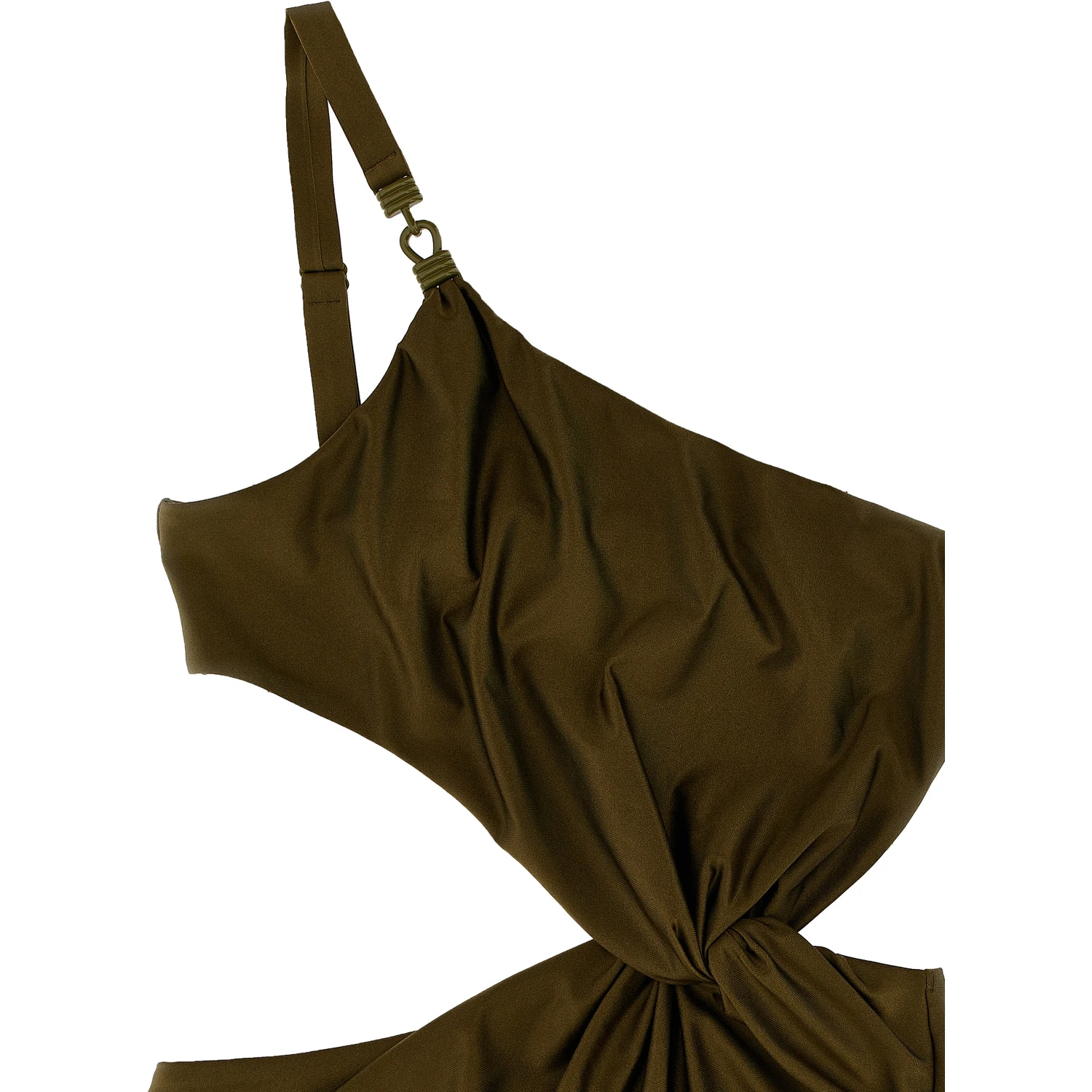 Bicolor Polyamide One-Piece Swimsuit