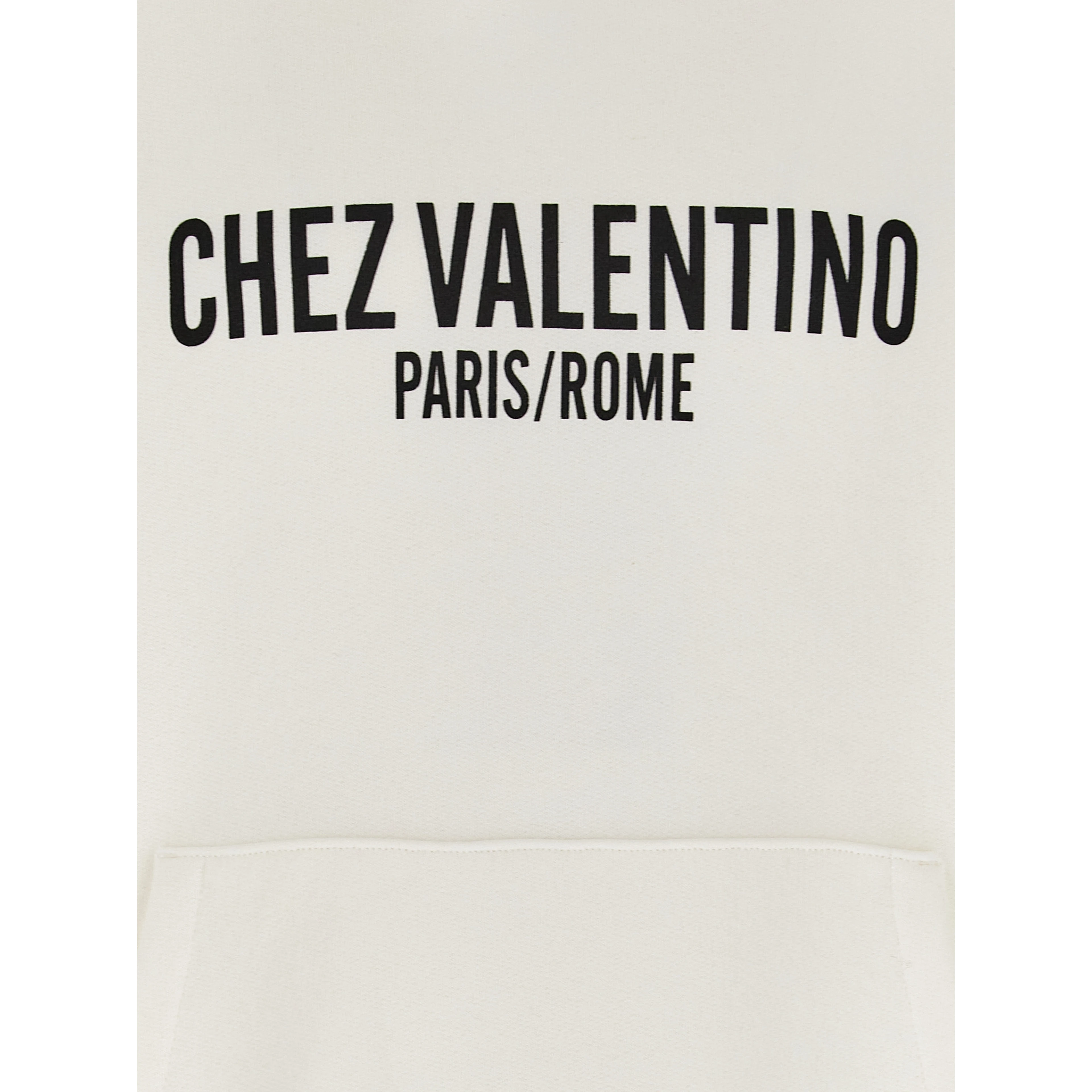 White Cotton Sweatshirt