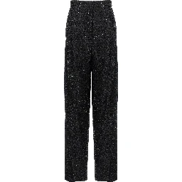 Black Viscose Dress Pants