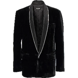 Black Viscose Blazer
