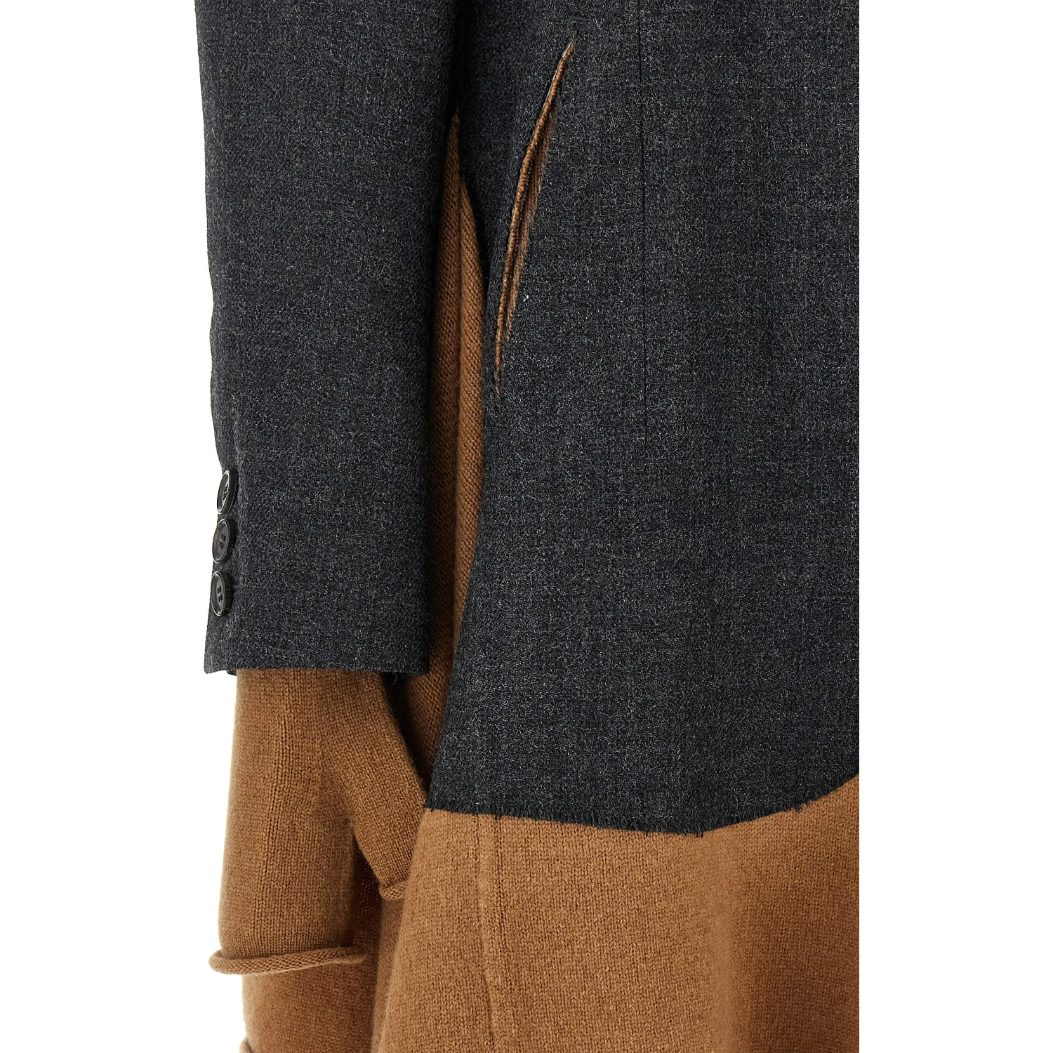 Multicolor Wool Coat