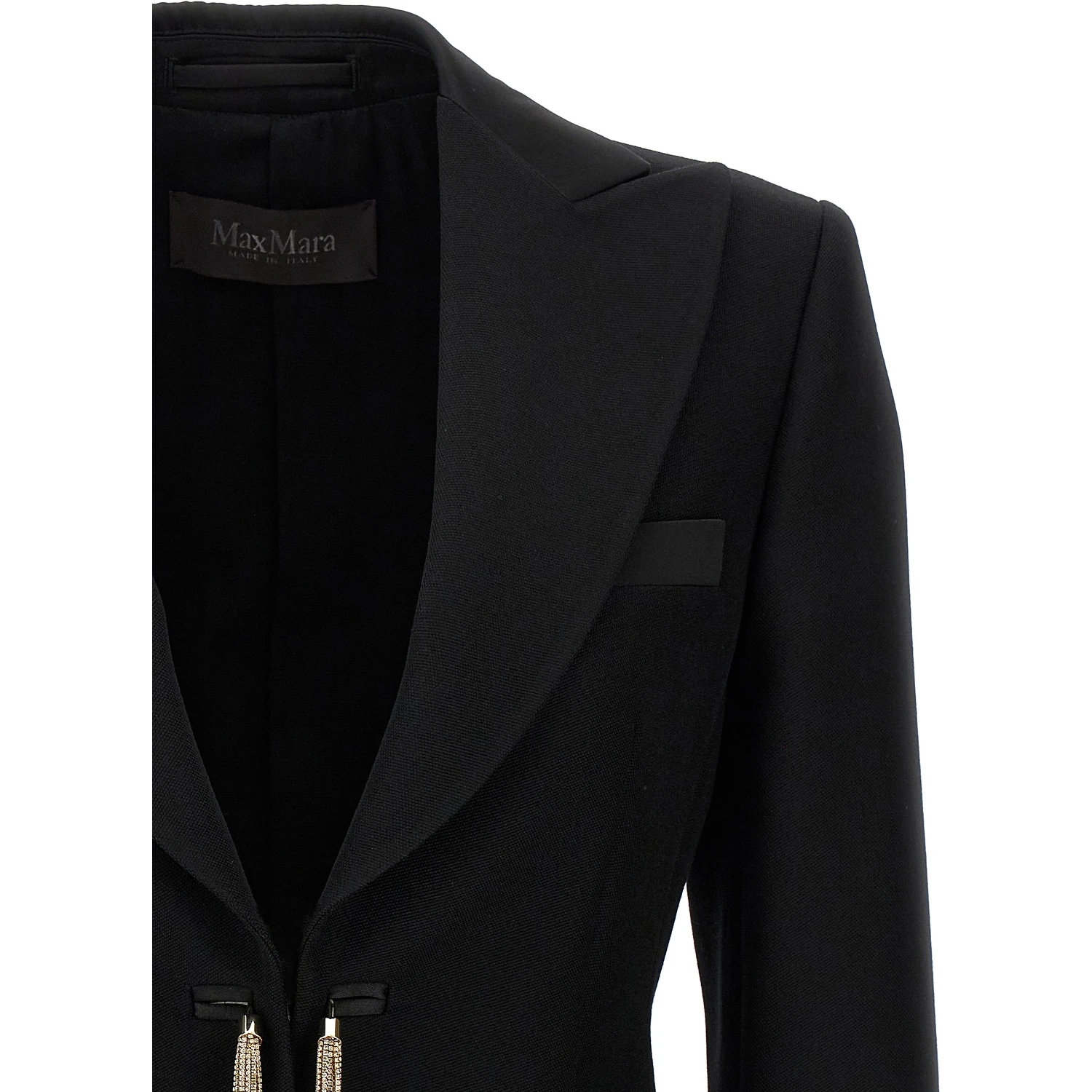 Black Virgin Wool Blazer