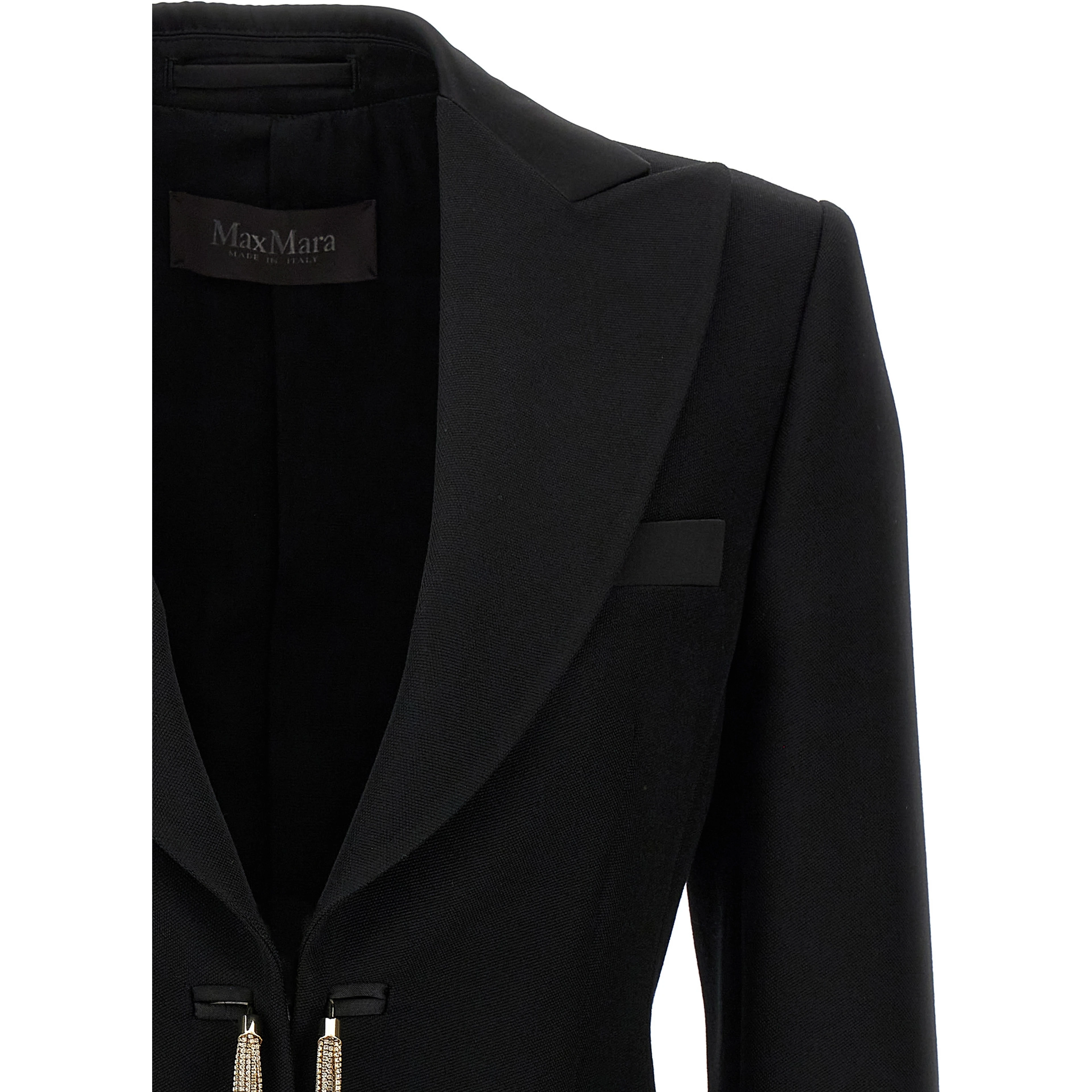 Black Virgin Wool Blazer