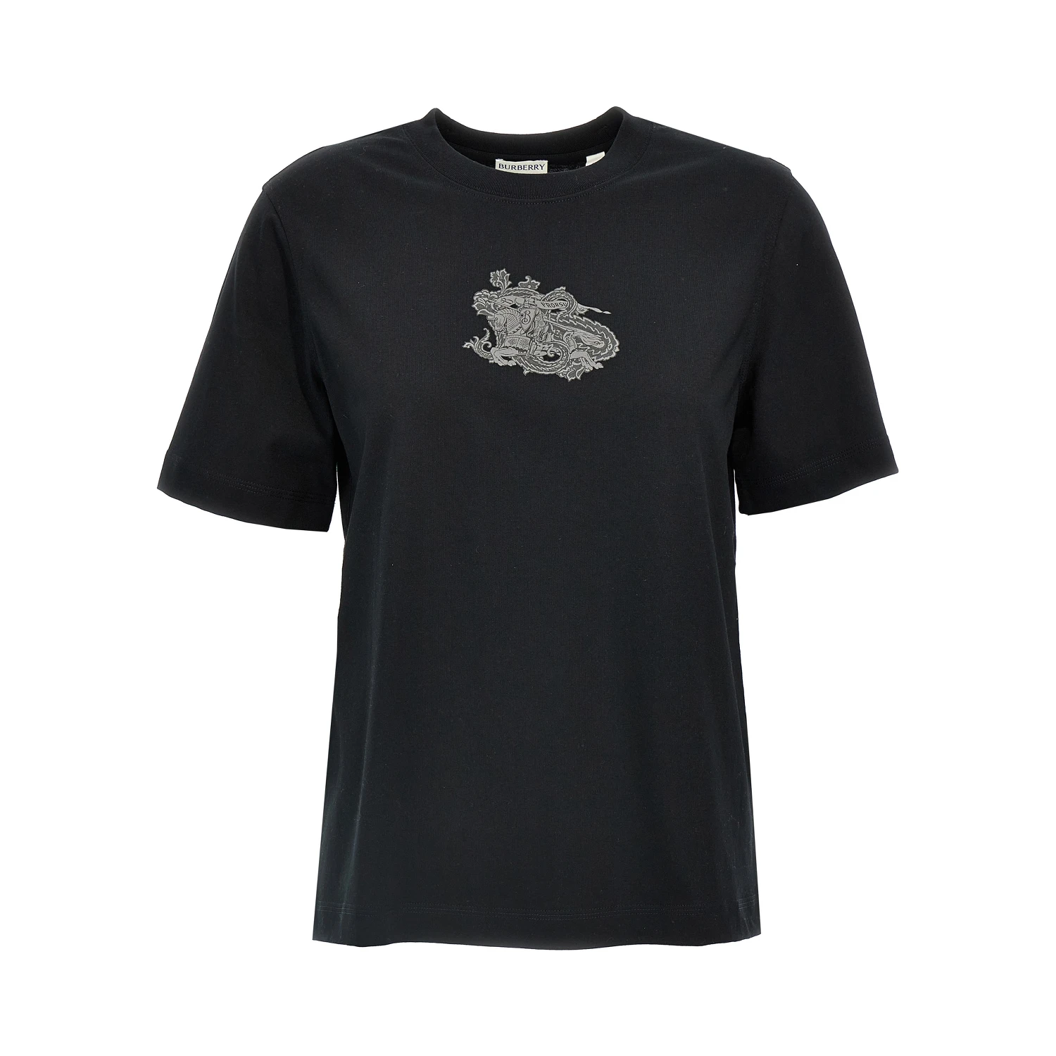 Black Cotton T-Shirt