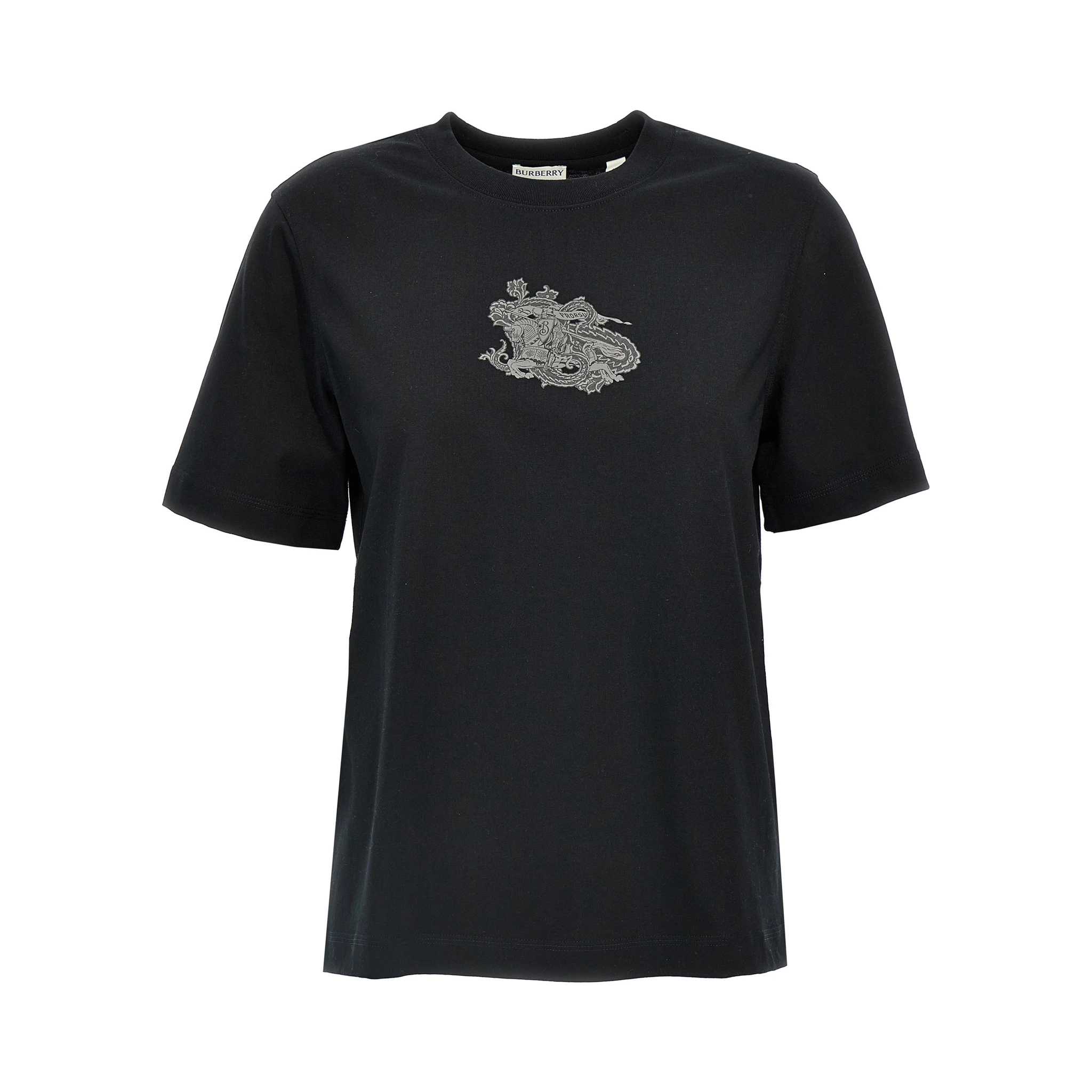 Black Cotton T-Shirt