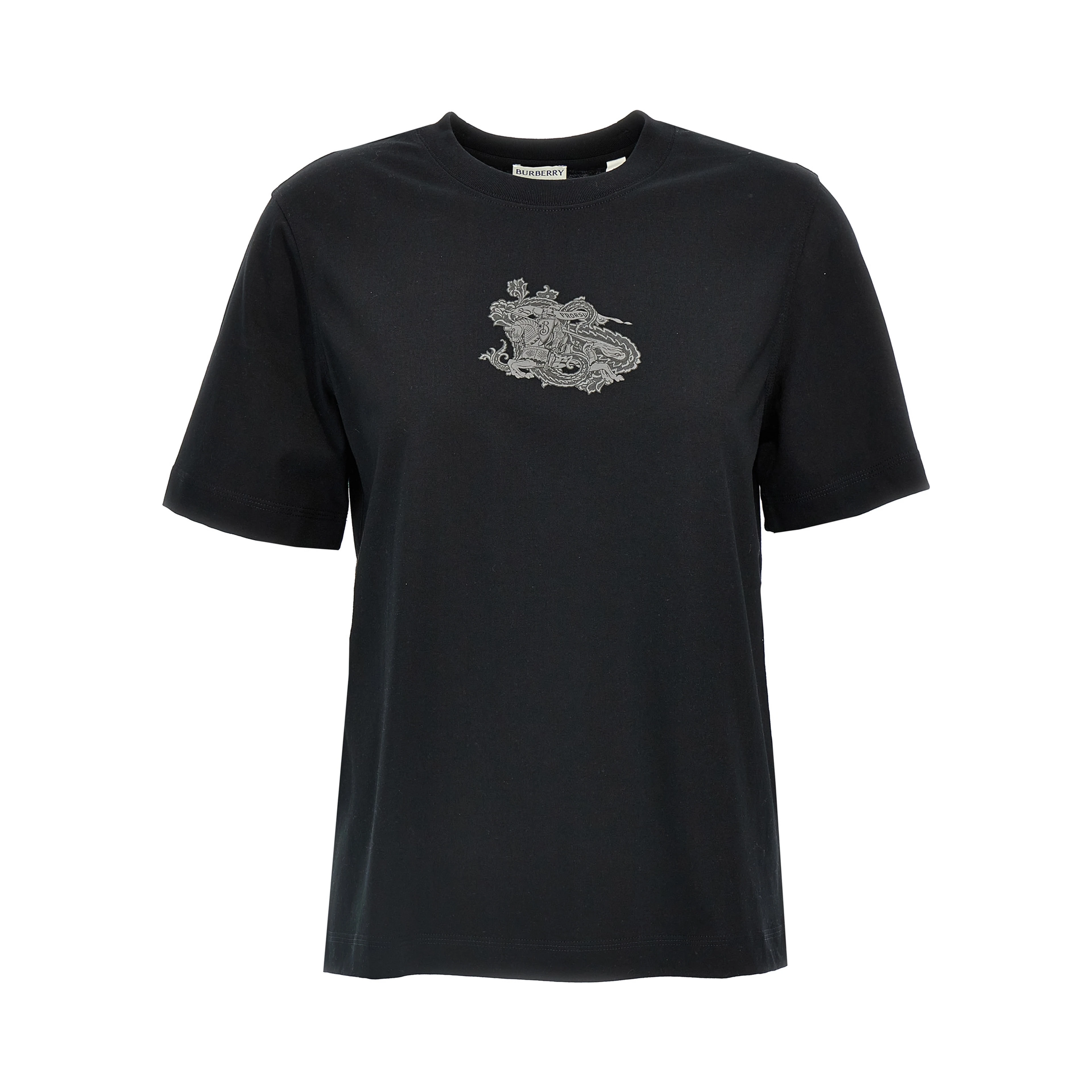 Black Cotton T-Shirt